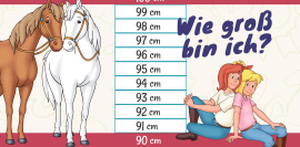 Wachsometer mit Bibi&Tina Motiv zum kostenlos downloaden